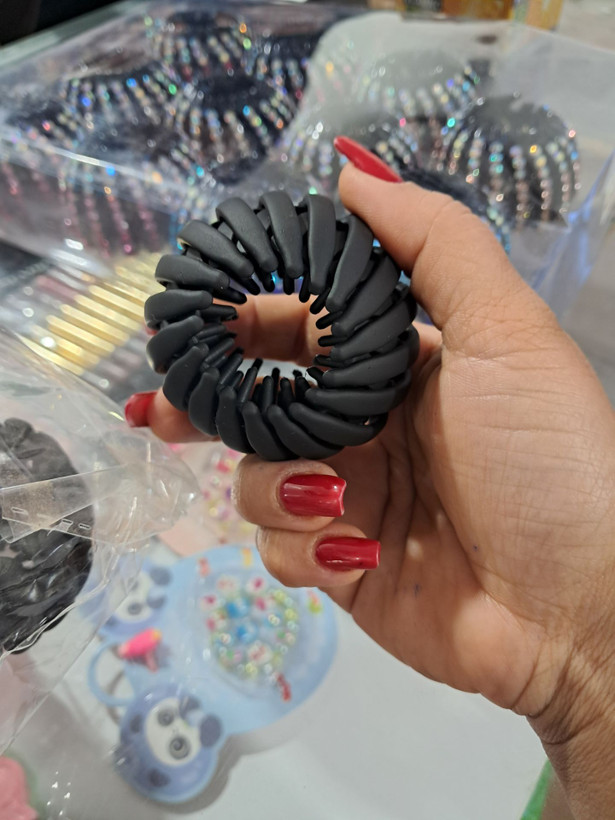 گیره چنگکی مو نگین دار